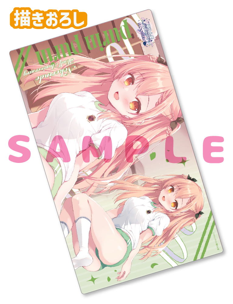 【プリンプリン　猫りん堂ハーフアニバーサリー-BLOOMERs!-】ラバープレイマット　26年4月24日新規グッズ