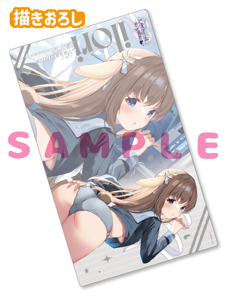 【色裏　猫りん堂ハーフアニバーサリー-BLOOMERs!-】ラバープレイマット　26年4月24日新規グッズ