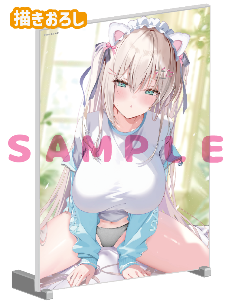 【pon　猫りん堂ハーフアニバーサリー-BLOOMERs!-】A5アクリルパネル　26年4月24日新規グッズ