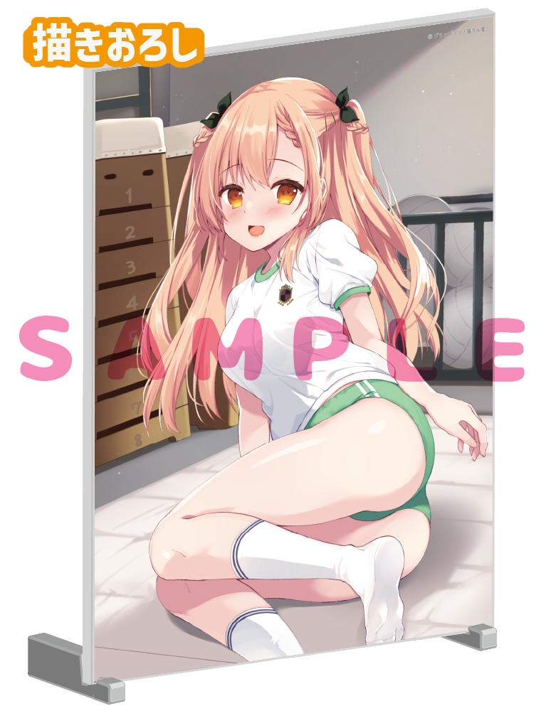 【プリンプリン　猫りん堂ハーフアニバーサリー-BLOOMERs!-】A5アクリルパネル　26年4月24日新規グッズ