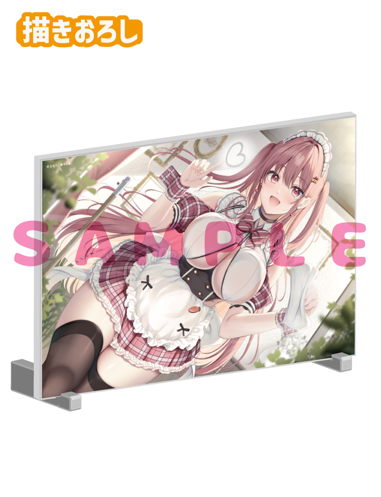 【ともー先生　メイド館withおしつけ～しょん！】A5アクリルパネル　25年4月25日新規グッズ