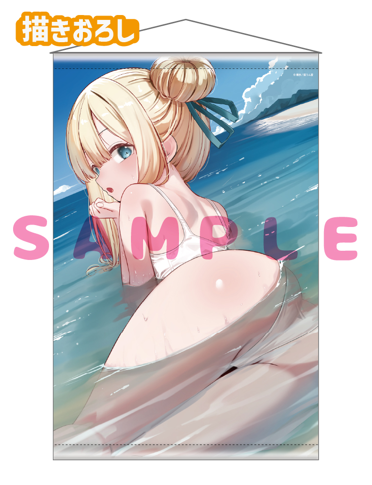 【雁氷　水着とハダカ-Swimsuit & Bare-】Wスエードタぺストリー　26年8月28日グッズ