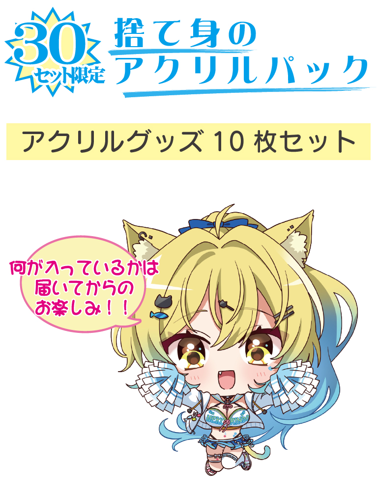 【猫りん堂　夏の福袋】捨て身のアクリルパック　26年8月28日グッズ（成年向け）