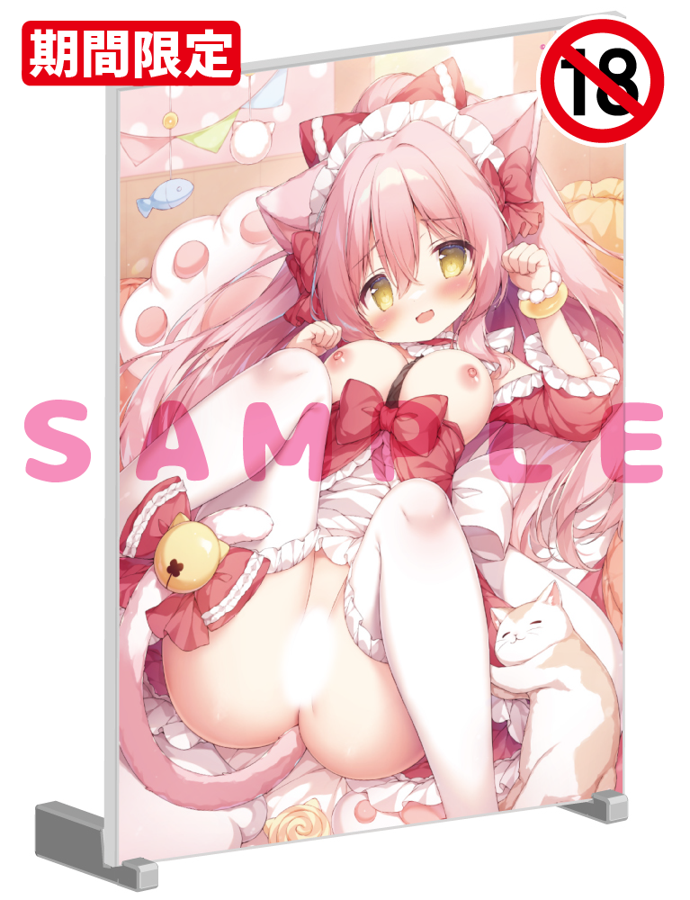【桃豆こまもち先生　猫りん堂コレクションThanks forアンケートvol.4】A5アクリルパネル　25年9月12日グッズ　イラスト3（成年向け）
