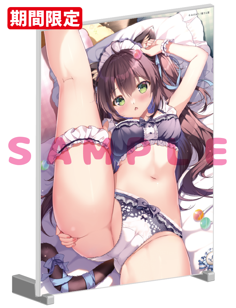【みけおう先生　猫りん堂コレクションThanks forアンケートvol.4】A5アクリルパネル　25年9月12日グッズ　イラスト2