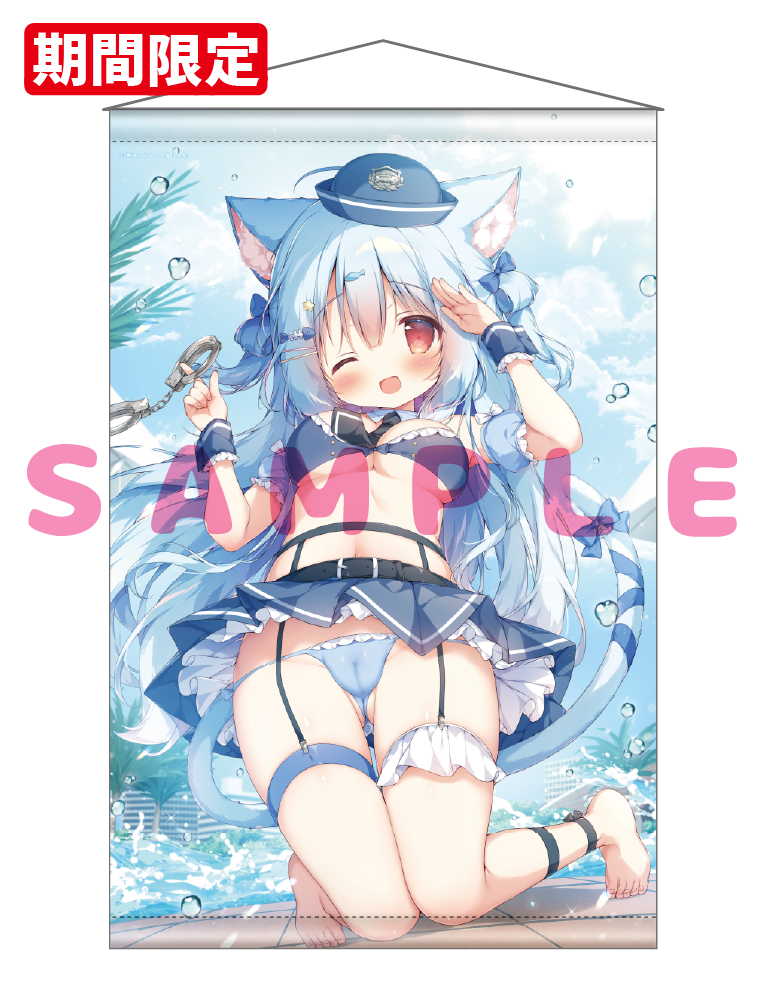 【桃豆こまもち先生　猫りん堂コレクションThanks forアンケートvol.4】Wスエードタぺストリー　25年9月12日グッズ　イラスト4