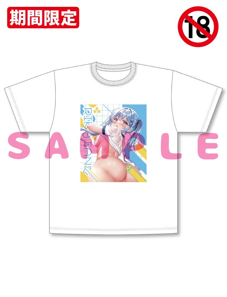 【りかたん☆展-秘密のアトリエへようこそ-　アフター通販　P】Tシャツ　26年10月16日グッズ（成年向け）