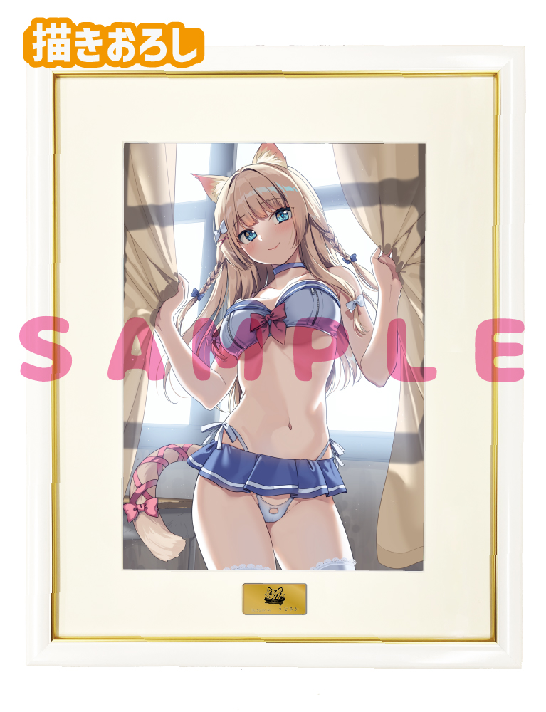 【うなさか　猫りん堂 5thアニバーサリー】A3複製原画　26年10月30日グッズ