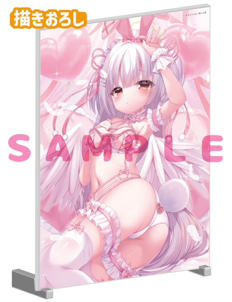 【なかとみさ　猫りん堂 5thアニバーサリー】A5アクリルパネル　26年10月30日グッズ