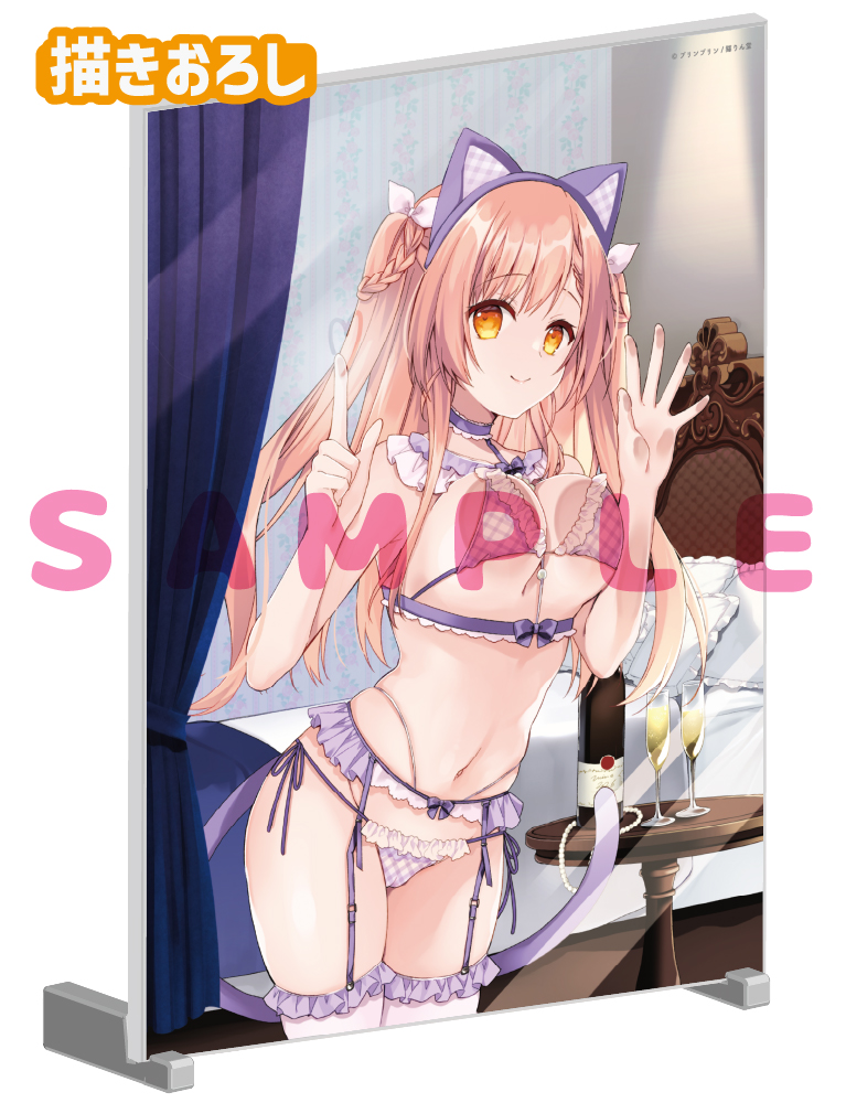【プリンプリン　猫りん堂 5thアニバーサリー】A5アクリルパネル　26年10月30日グッズ