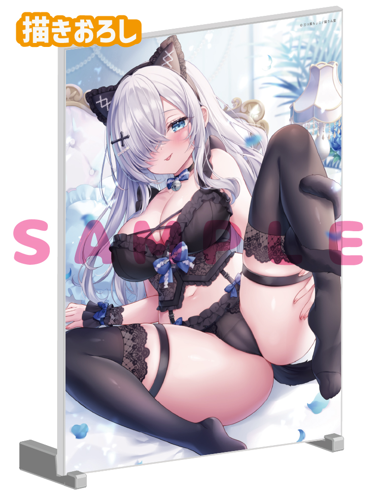 【三つ葉ちょこ　猫りん堂 5thアニバーサリー】A5アクリルパネル　26年10月30日グッズ