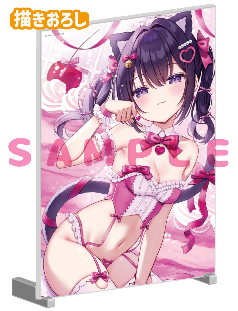 【みわうに　猫りん堂 5thアニバーサリー】A5アクリルパネル　26年10月30日グッズ