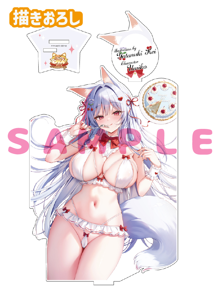 【やたぬき圭　猫りん堂 5thアニバーサリー】うお、でっか…アクリルフィギュア　26年10月30日グッズ