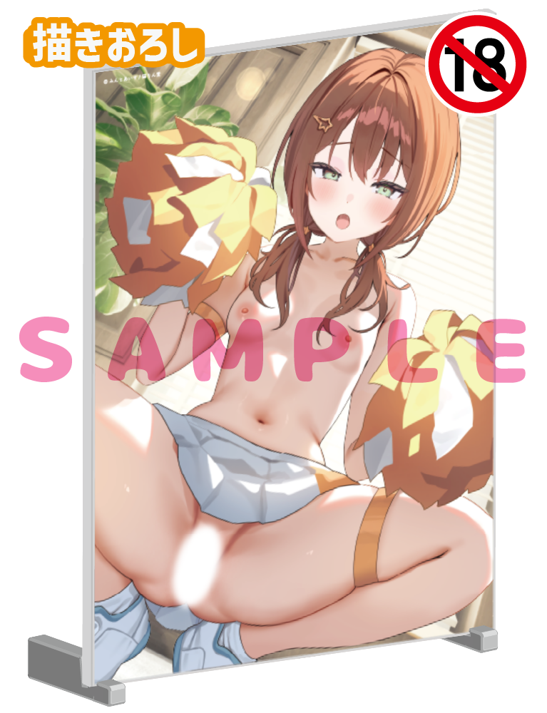 【みんとあいす先生 猫りん堂4thアニバーサリー】A5アクリルパネル 25年10月31日新規グッズ(成年向け)