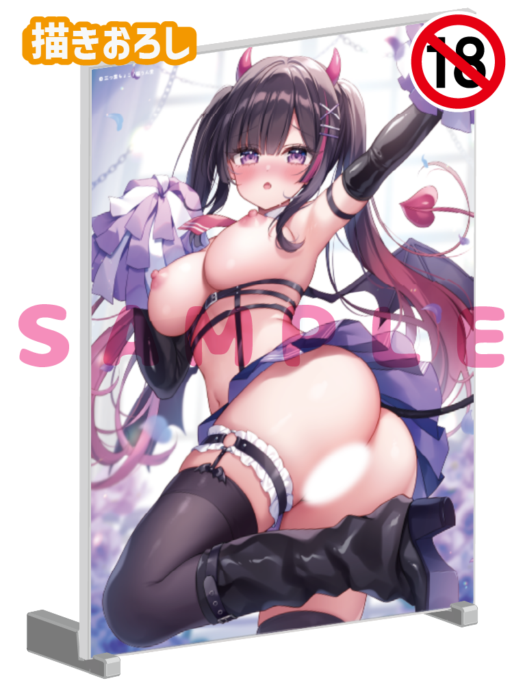 【三つ葉ちょこ先生 猫りん堂4thアニバーサリー】A5アクリルパネル 25年10月31日新規グッズ(成年向け)