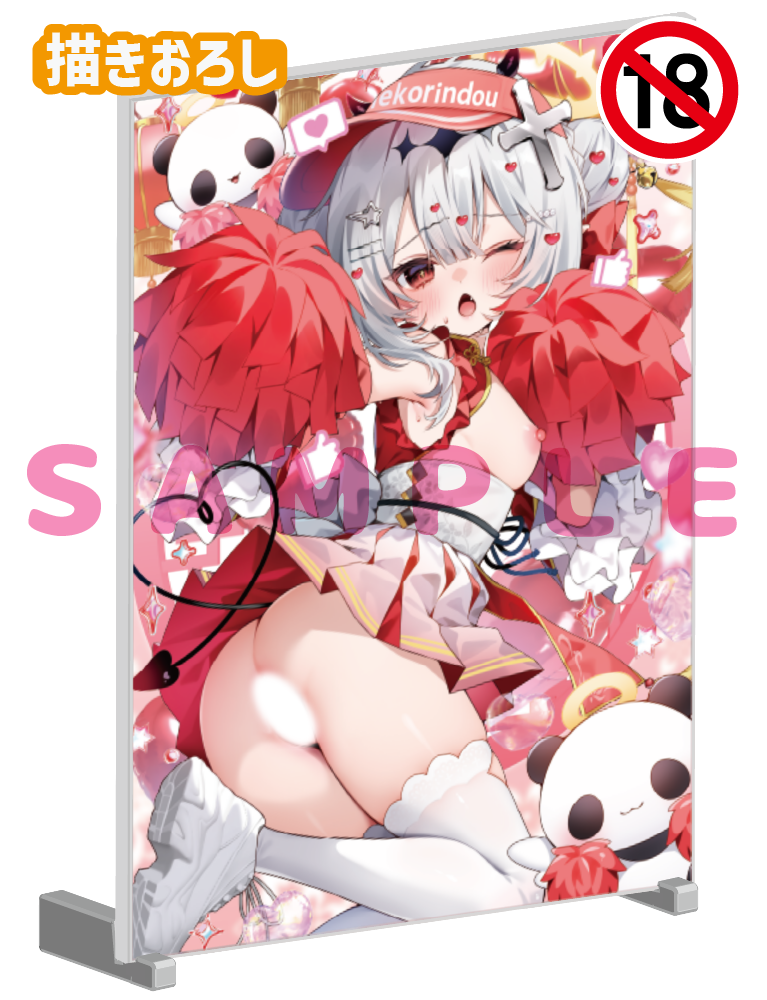 【chihiro先生 猫りん堂4thアニバーサリー】A5アクリルパネル 25年10月31日新規グッズ(成年向け)