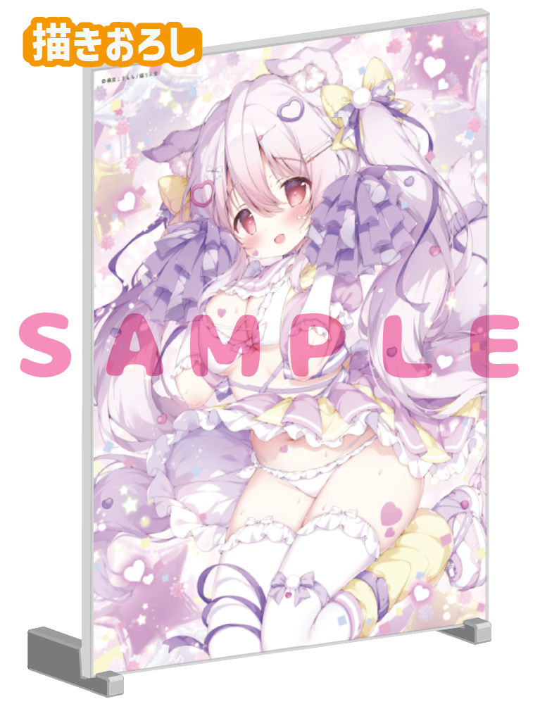 【桃豆こまもち先生 猫りん堂4thアニバーサリー】A5アクリルパネル 25年10月31日新規グッズ