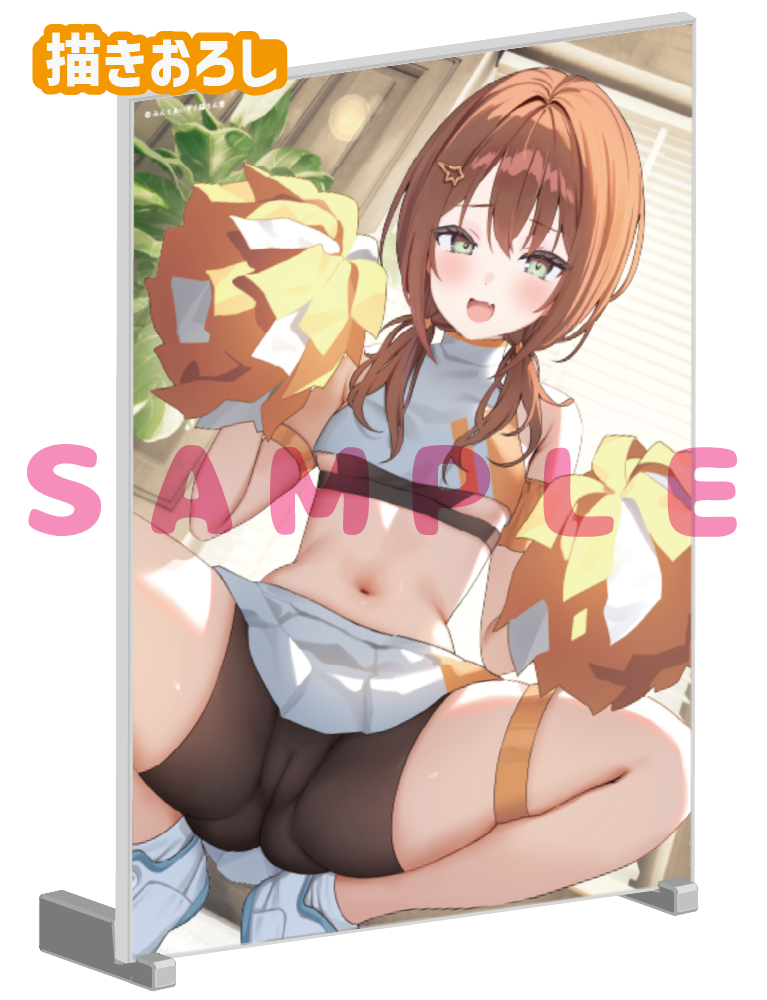 【みんとあいす先生 猫りん堂4thアニバーサリー】A5アクリルパネル 25年10月31日新規グッズ