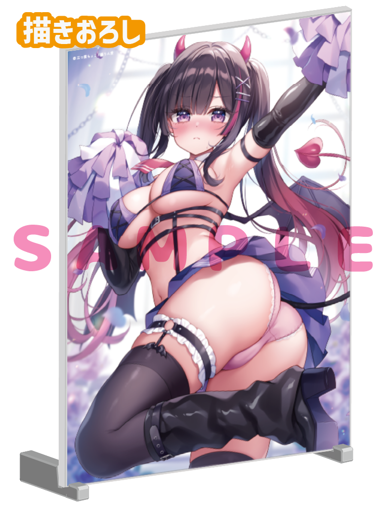 【三つ葉ちょこ先生 猫りん堂4thアニバーサリー】A5アクリルパネル 25年10月31日新規グッズ