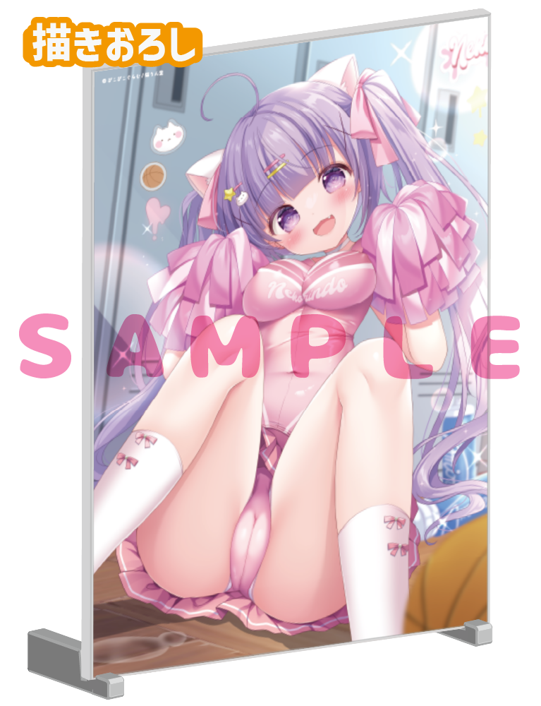 【ぴこぴこぐらむ先生 猫りん堂4thアニバーサリー】A5アクリルパネル 25年10月31日新規グッズ