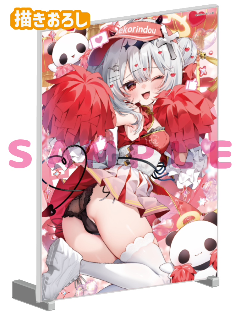 【chihiro先生 猫りん堂4thアニバーサリー】A5アクリルパネル 25年10月31日新規グッズ