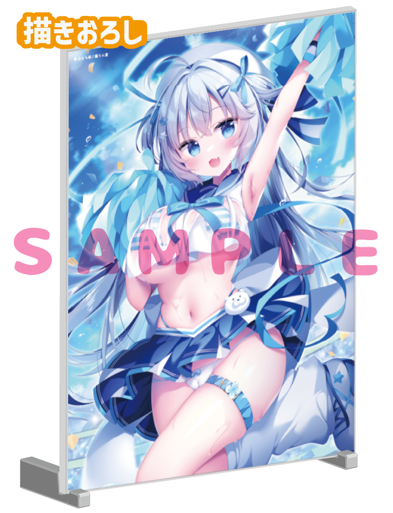 【白もち桜先生 猫りん堂4thアニバーサリー】A5アクリルパネル 25年10月31日新規グッズ